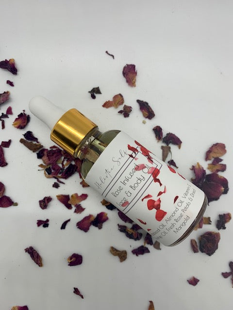 Rose Infused Face & Body Oil (Huile de Rose)